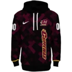 customized-central-michigan-chippewas-pixel-grid-maroon-black-hoodie-best-selling.webp
