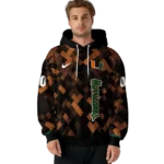 customized-miami-hurricanes-pixel-grid-orange-black-hoodie-best-selling.webp