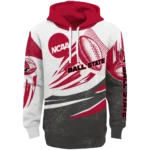 personalized-ball-state-cardinals-football-burst-red-gray-hoodie-best-selling.webp