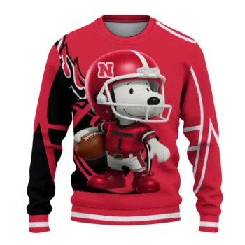 Nebraska Cornhuskers Sweater - Helmet Snoopy