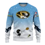 Missouri Tigers Sweater Personalized Winter Football Snoopy Blue White Best Selling