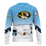 Missouri Tigers Sweater Personalized Winter Football Snoopy Blue White Best Selling