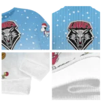 New Mexico Lobos Sweater Personalized Winter Football Snoopy Blue White Best Selling