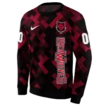 custom-arkansas-state-red-wolves-pixel-grid-scarlet-black-hoodie-best-selling.webp
