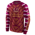 custom-central-michigan-chippewas-arrow-stripes-maroon-hoodie-best-selling.webp