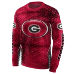 custom-georgia-bulldogs-oval-mesh-red-hoodie-best-selling.webp