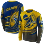 custom-kent-state-golden-flashes-football-burst-navy-blue-gray-hoodie-best-selling.webp