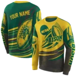 custom-north-dakota-state-bison-football-burst-green-gray-hoodie-best-selling.webp