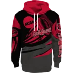 customized-arkansas-state-red-wolves-football-burst-scarlet-gray-hoodie-best-selling.webp