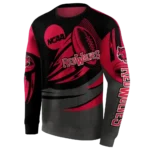 customized-arkansas-state-red-wolves-football-burst-scarlet-gray-hoodie-best-selling.webp