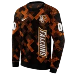 customized-bowling-green-falcons-pixel-grid-orange-black-hoodie-best-selling.webp
