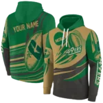 customized-charlotte-49ers-football-burst-green-gray-hoodie-best-selling.webp