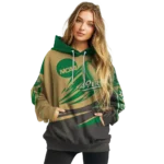 customized-charlotte-49ers-football-burst-green-gray-hoodie-best-selling.webp