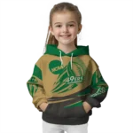 customized-charlotte-49ers-football-burst-green-gray-hoodie-best-selling.webp