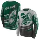 customized-hawaii-rainbow-warriors-football-burst-green-gray-hoodie-best-selling.webp