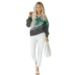 customized-hawaii-rainbow-warriors-football-burst-green-gray-hoodie-best-selling.webp