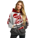 customized-indiana-hoosiers-football-burst-red-gray-hoodie-best-selling.webp