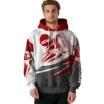 customized-indiana-hoosiers-football-burst-red-gray-hoodie-best-selling.webp