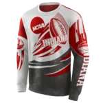 customized-indiana-hoosiers-football-burst-red-gray-hoodie-best-selling.webp