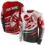 customized-indiana-hoosiers-football-burst-red-gray-hoodie-best-selling.webp