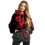 customized-jacksonville-state-gamecocks-football-burst-red-gray-hoodie-best-selling.webp