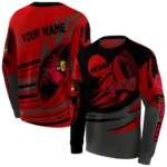 customized-louisville-cardinals-football-burst-red-gray-hoodie-best-selling.webp