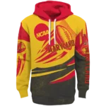 customized-maryland-terrapins-football-burst-red-gray-hoodie-best-selling.webp