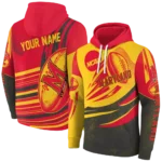 customized-maryland-terrapins-football-burst-red-gray-hoodie-best-selling.webp