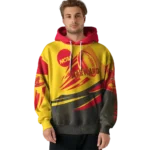 customized-maryland-terrapins-football-burst-red-gray-hoodie-best-selling.webp