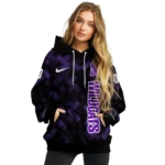 customized-northwestern-wildcats-pixel-grid-purple-black-hoodie-best-selling.webp