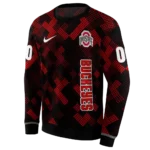 customized-ohio-state-buckeyes-pixel-grid-scarlet-black-hoodie-best-selling.webp