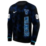 customized-villanova-wildcats-pixel-grid-navy-black-hoodie-best-selling.webp