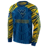 customized-west-virginia-mountaineers-chevron-stripe-blue-hoodie-best-selling.webp