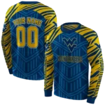 customized-west-virginia-mountaineers-chevron-stripe-blue-hoodie-best-selling.webp