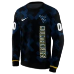 customized-west-virginia-mountaineers-pixel-grid-blue-black-hoodie-best-selling.webp