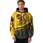 customized-wyoming-cowboys-football-burst-brown-gray-hoodie-best-selling.webp