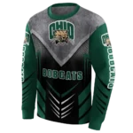 ohio-bobcats-armored-chevron-green-black-hoodie-best-selling.webp