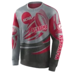 personalized-alabama-crimson-tide-football-burst-crimson-gray-hoodie-best-selling.webp