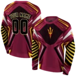 personalized-arizona-state-sun-devils-spider-armor-maroon-black-hoodie-best-selling.webp