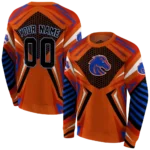 personalized-boise-state-broncos-spider-armor-orange-black-hoodie-best-selling.webp