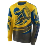 personalized-california-golden-bears-football-burst-blue-gray-hoodie-best-selling.webp