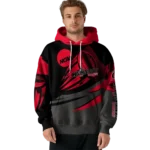 personalized-cincinnati-bearcats-football-burst-red-gray-hoodie-best-selling.webp