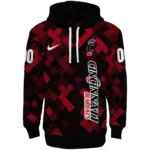 personalized-cincinnati-bearcats-pixel-grid-red-black-hoodie-best-selling.webp