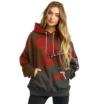personalized-cornell-big-red-football-burst-red-gray-hoodie-best-selling.webp