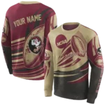 personalized-florida-state-seminoles-football-burst-garnet-gray-hoodie-best-selling.webp