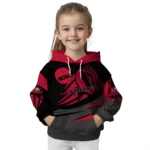 personalized-georgia-bulldogs-football-burst-red-gray-hoodie-best-selling.webp