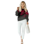 personalized-georgia-bulldogs-football-burst-red-gray-hoodie-best-selling.webp