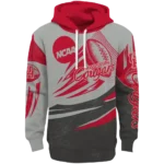 personalized-houston-cougars-football-burst-red-gray-hoodie-best-selling.webp