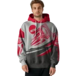 personalized-houston-cougars-football-burst-red-gray-hoodie-best-selling.webp