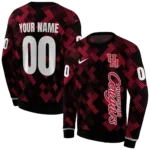 personalized-houston-cougars-pixel-grid-red-black-hoodie-best-selling.webp
